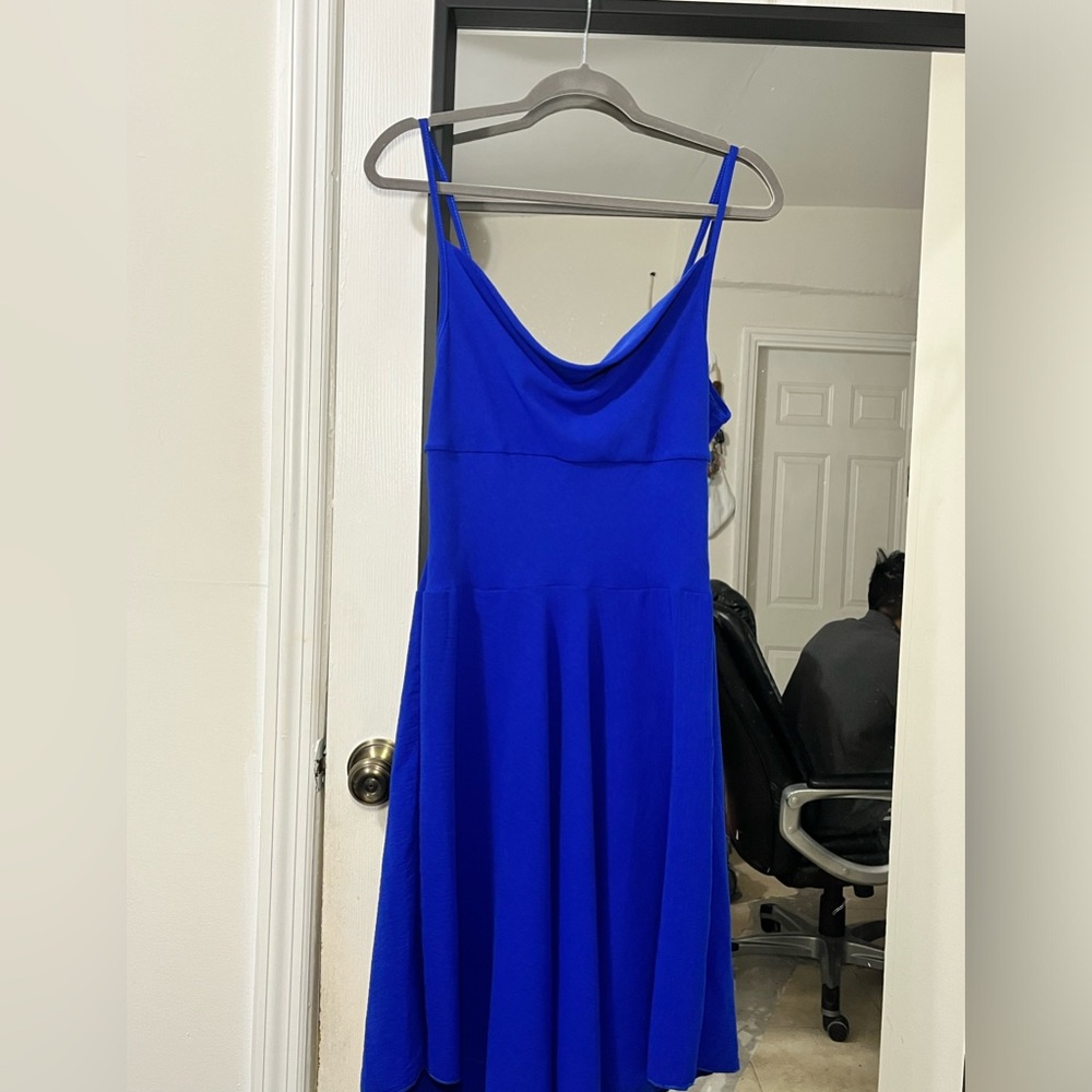 Blue dress
